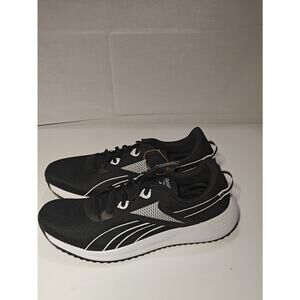 Reebok Lite Plus 3.0 Black White Lace Up Mesh Low Top Athletic Sneaker GY0159